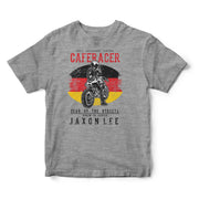 JL Tear up the Streets Germany Cafe Racer Motorbike - T-shirt