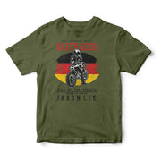 JL Tear up the Streets Germany Cafe Racer Motorbike - T-shirt