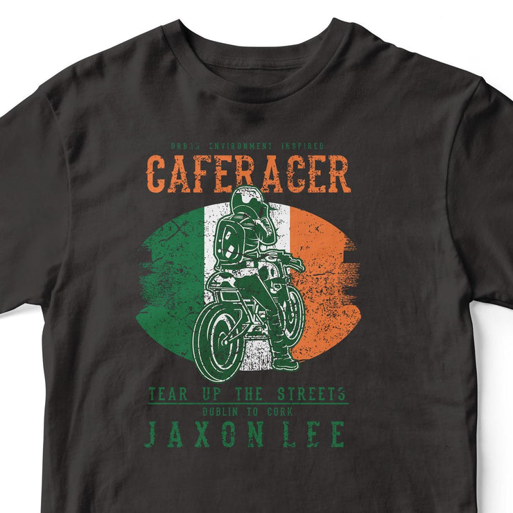 JL Tear up the Streets Ireland Cafe Racer Motorbike - T-shirt