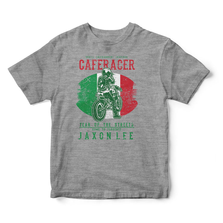 JL Tear up the Streets Italy Cafe Racer Motorbike - T-shirt