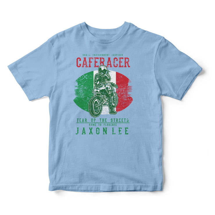 JL Tear up the Streets Italy Cafe Racer Motorbike - T-shirt