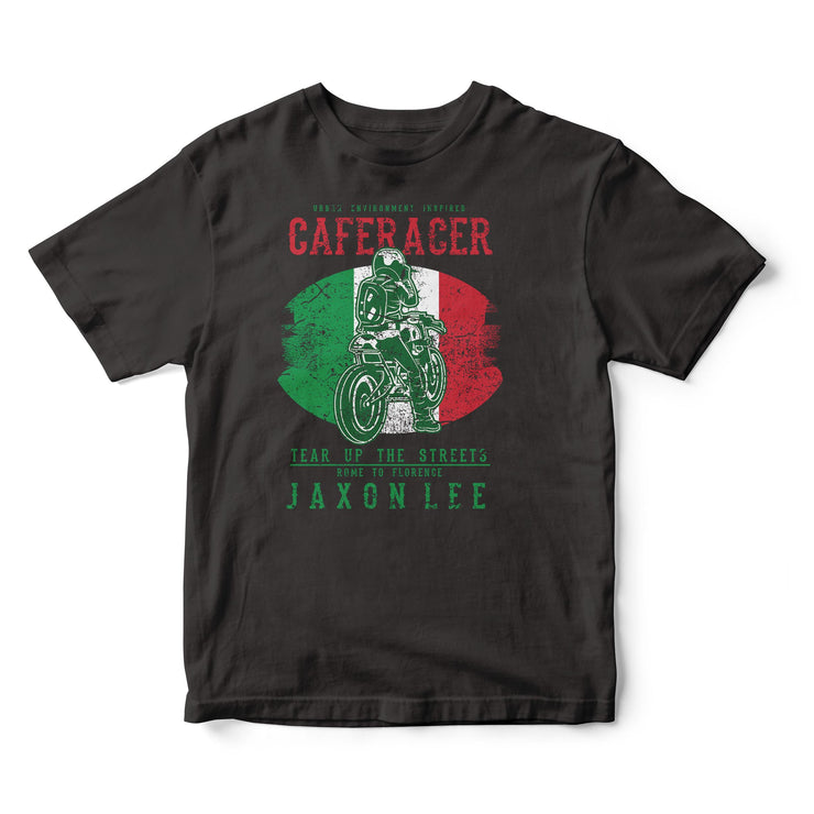 JL Tear up the Streets Italy Cafe Racer Motorbike - T-shirt