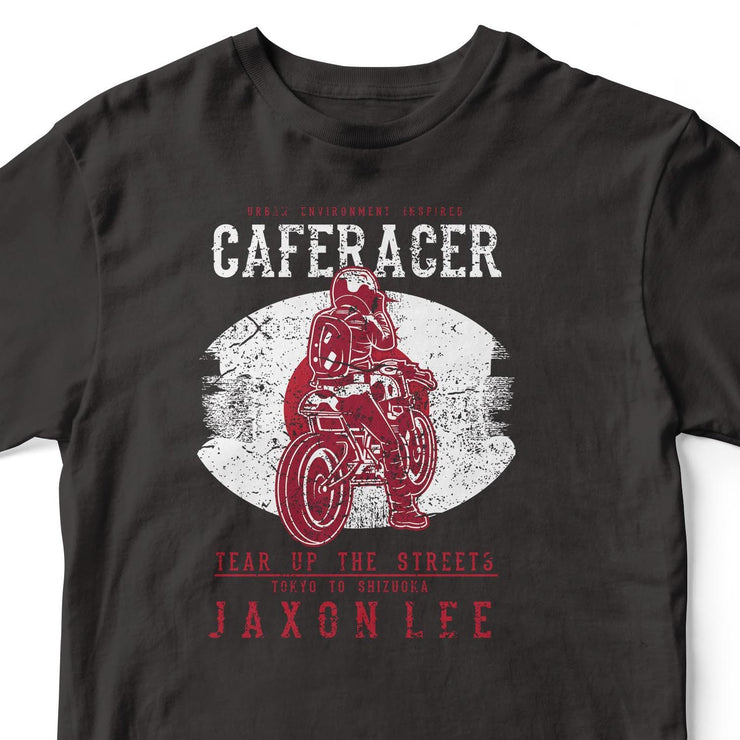 JL Tear up the Streets Japan Cafe Racer Motorbike - T-shirt