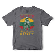 JL Tear up the Streets Lithuania Cafe Racer Motorbike - T-shirt
