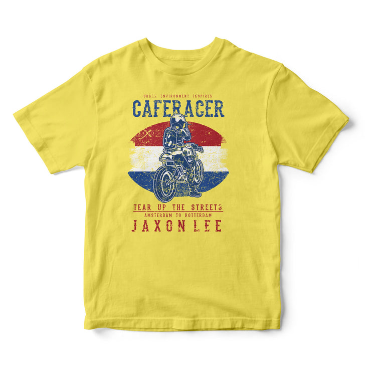 JL Tear up the Streets Netherlands Cafe Racer Motorbike - T-shirt