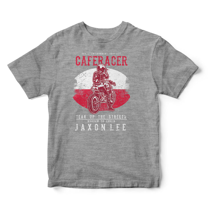 JL Tear up the Streets Poland Cafe Racer Motorbike - T-shirt