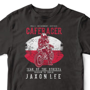 JL Tear up the Streets Poland Cafe Racer Motorbike - T-shirt
