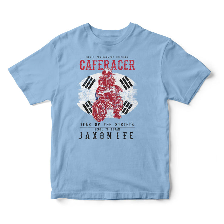JL Tear up the Streets South Korea Cafe Racer Motorbike - T-shirt