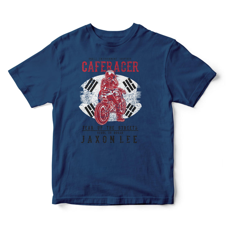 JL Tear up the Streets South Korea Cafe Racer Motorbike - T-shirt