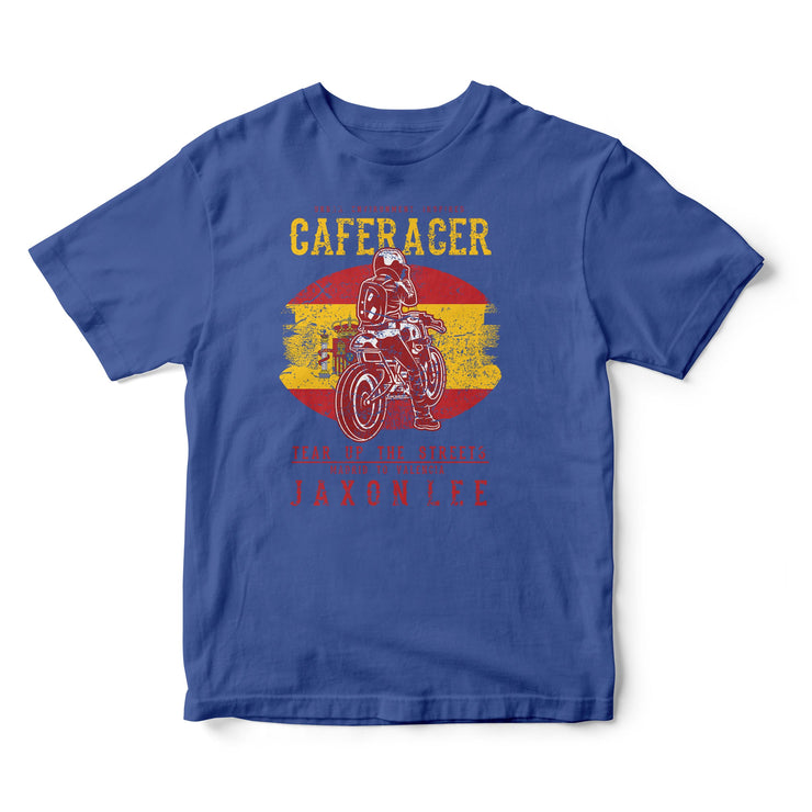 JL Tear up the Streets Spain Cafe Racer Motorbike - T-shirt