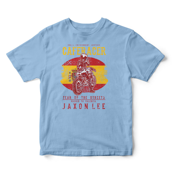 JL Tear up the Streets Spain Cafe Racer Motorbike - T-shirt