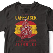 JL Tear up the Streets Spain Cafe Racer Motorbike - T-shirt
