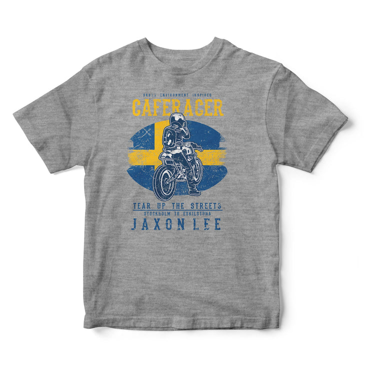 JL Tear up the Streets Sweden Cafe Racer Motorbike - T-shirt