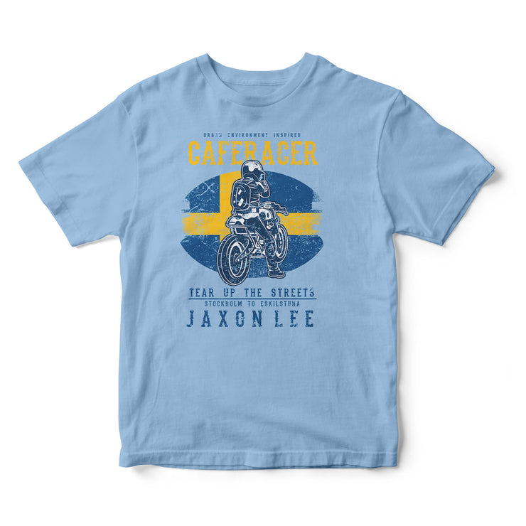 JL Tear up the Streets Sweden Cafe Racer Motorbike - T-shirt