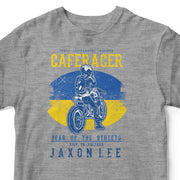 JL Tear up the Streets Ukraine Cafe Racer Motorbike - T-shirt
