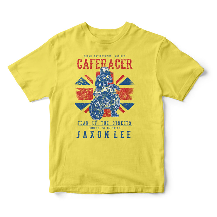 JL Tear up the Streets United Kingdom Cafe Racer Motorbike - T-shirt
