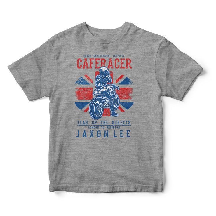 JL Tear up the Streets United Kingdom Cafe Racer Motorbike - T-shirt