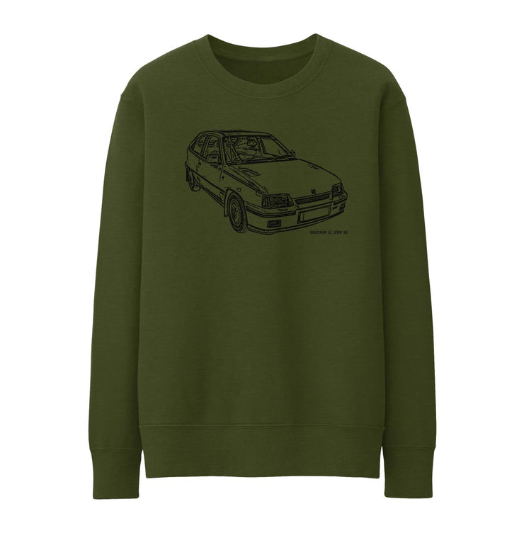 JL Illustration For A Vauxhall Astra MK2 GTE Fan Jumper