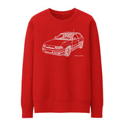 JL Illustration For A Vauxhall Astra MK3 GSI Fan Jumper