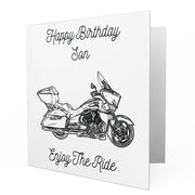 Jaxon Lee - Birthday Card for a Victory Cross Country Tour Motorbike fan
