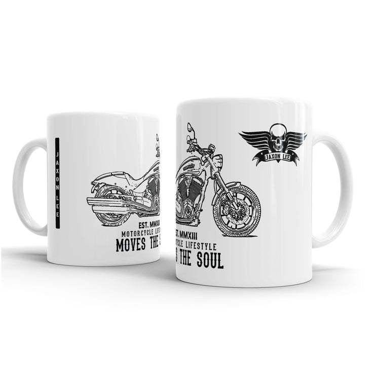 JL Illustration For A Victory Hammer S Motorbike Fan – Gift Mug