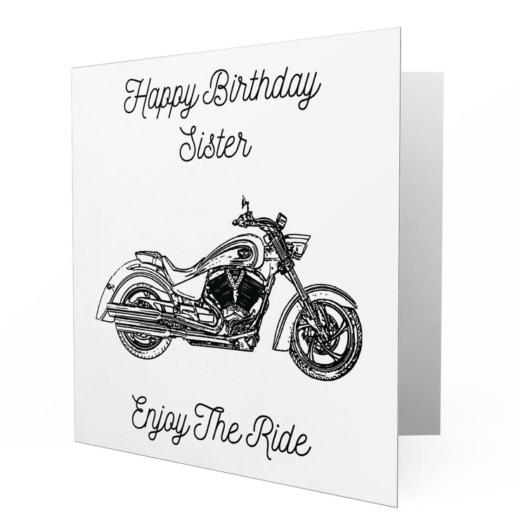 Jaxon Lee - Birthday Card for a Victory Kingpin Motorbike fan