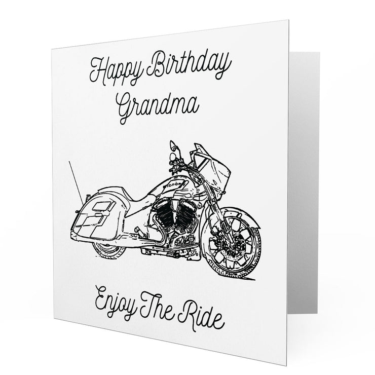 Jaxon Lee - Birthday Card for a Victory Magnum Motorbike fan