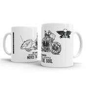 JL Illustration For A Victory Magnum Motorbike Fan – Gift Mug