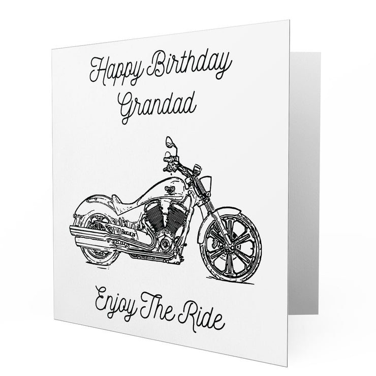 Jaxon Lee - Birthday Card for a Victory Vegas 8 Ball Motorbike fan