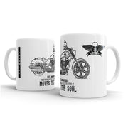 JL Illustration For A Victory Vegas 8 Ball Motorbike Fan – Gift Mug