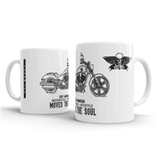 JL Illustration For A Victory Vegas Motorbike Fan – Gift Mug