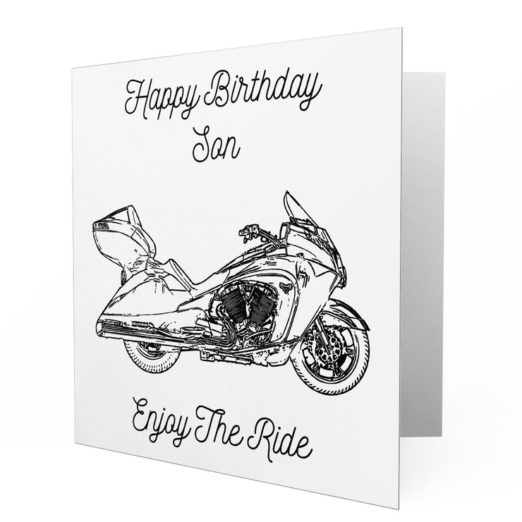 Jaxon Lee - Birthday Card for a Victory Vision Motorbike fan