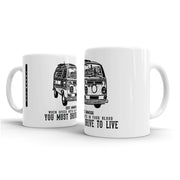 JL illustration for a Volkswagen Campervan 1968 fan – Gift Mug