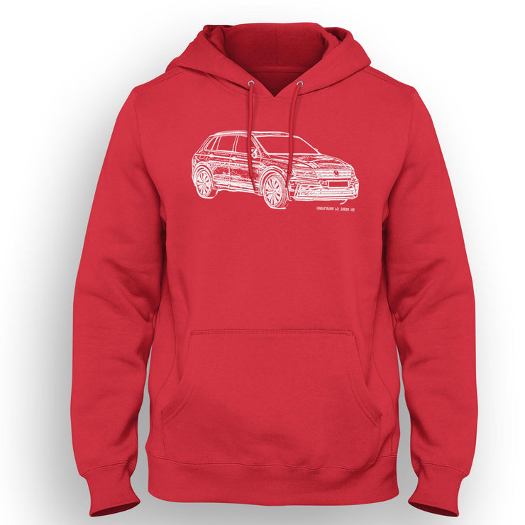 JL Illustration For A Volkswagen Tiguan Motorcar Fan Hoodie