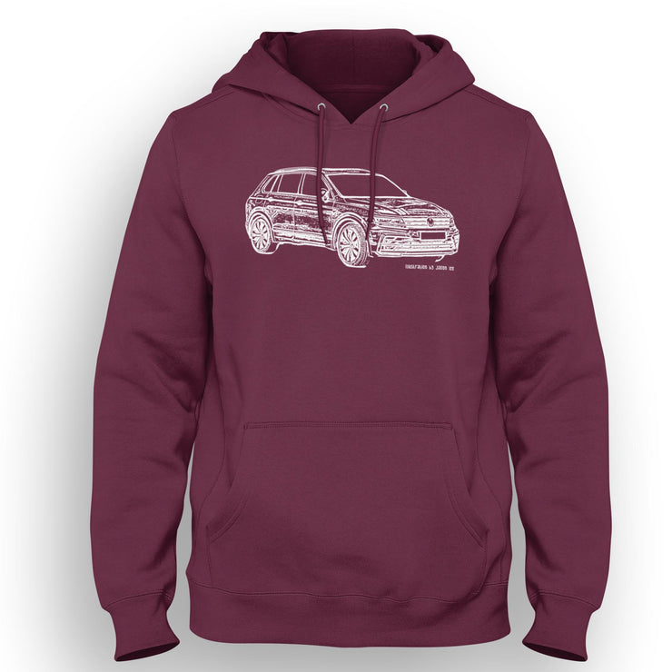 JL Illustration For A Volkswagen Tiguan Motorcar Fan Hoodie