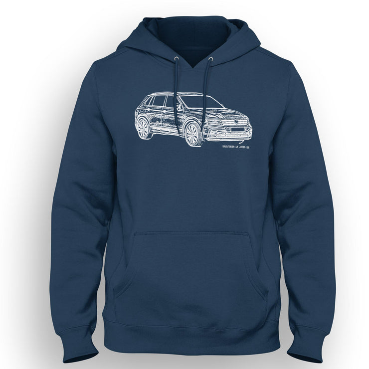 JL Illustration For A Volkswagen Tiguan Motorcar Fan Hoodie