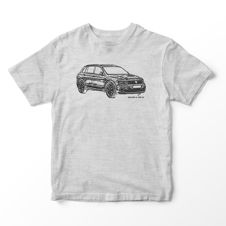 JL Illustration For A Volkswagen Tiguan Motorcar Fan T-shirt