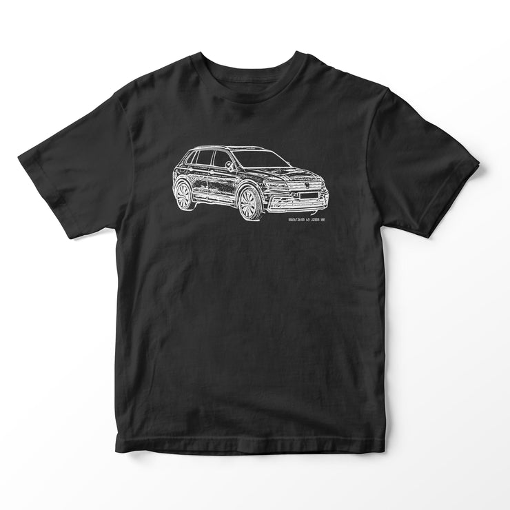 JL Illustration For A Volkswagen Tiguan Motorcar Fan T-shirt