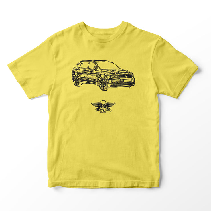 JL Basic Illustration for a Volkswagen Tiguan Motorcar fan T-shirt