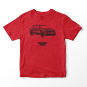 JL Basic Illustration for a Volkswagen Tiguan Motorcar fan T-shirt