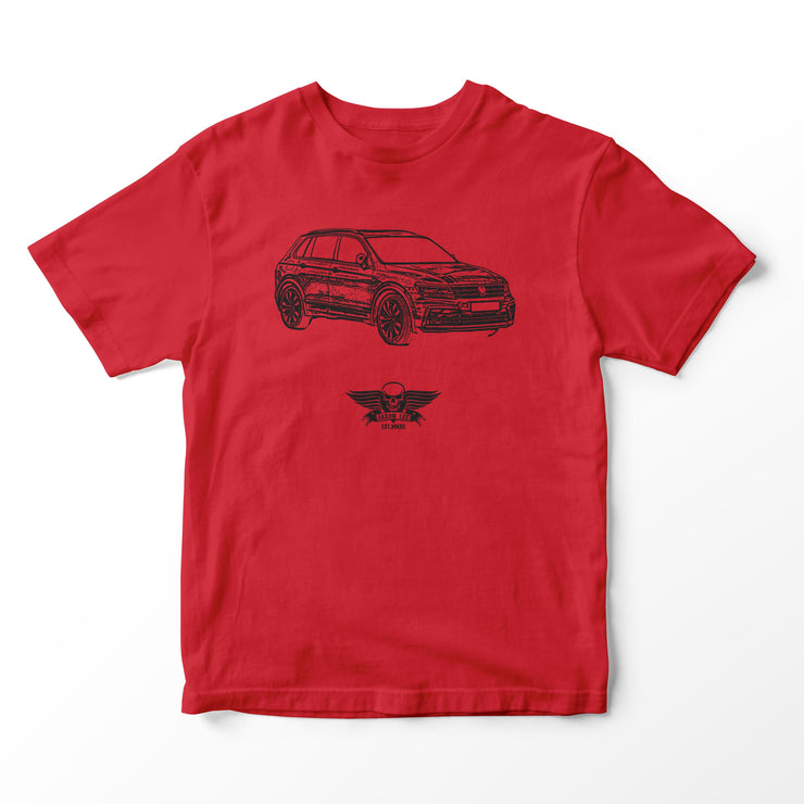 JL Basic Illustration for a Volkswagen Tiguan Motorcar fan T-shirt