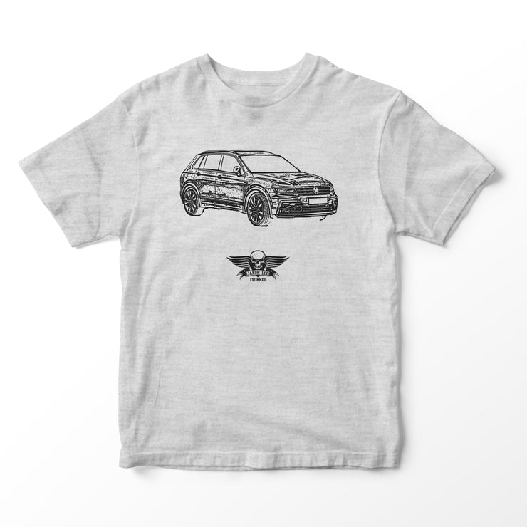 JL Basic Illustration for a Volkswagen Tiguan Motorcar fan T-shirt