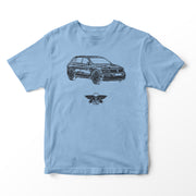 JL Basic Illustration for a Volkswagen Tiguan Motorcar fan T-shirt