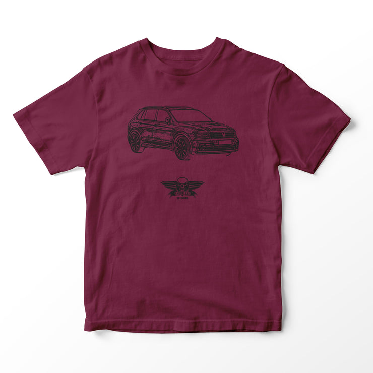 JL Basic Illustration for a Volkswagen Tiguan Motorcar fan T-shirt