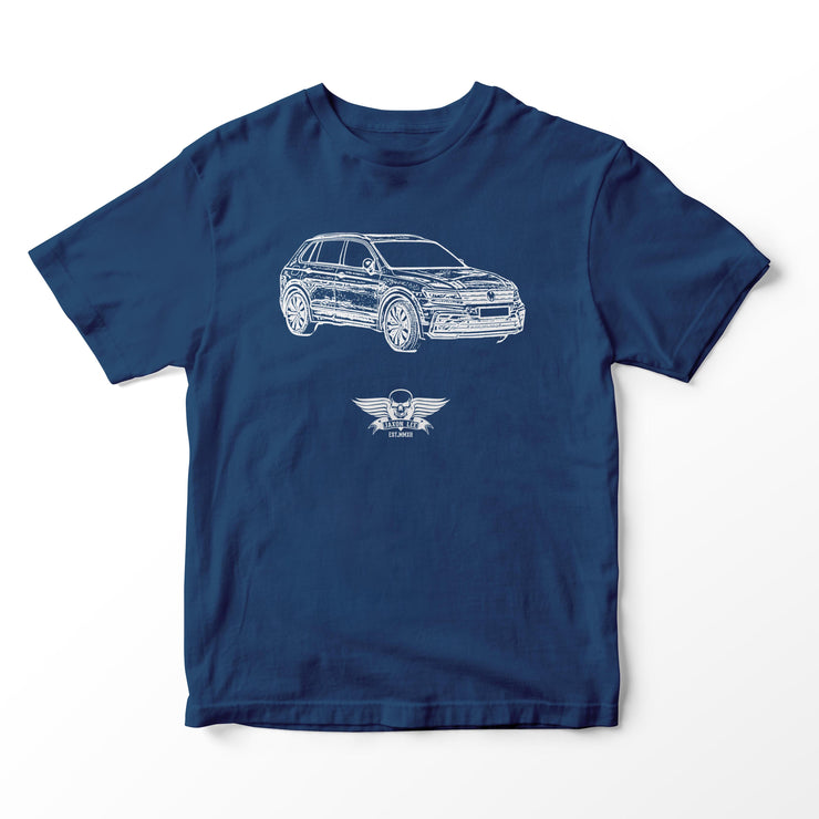 JL Basic Illustration for a Volkswagen Tiguan Motorcar fan T-shirt