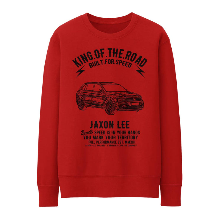 JL King Illustration for a Volkswagen Tiguan Motorcar fan Jumper