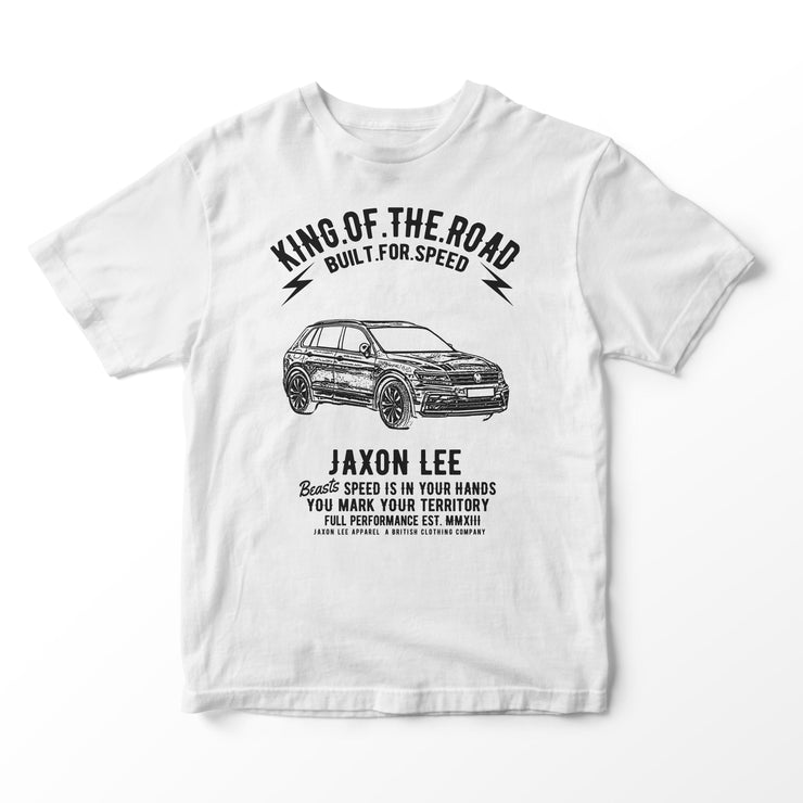 JL King Illustration for a Volkswagen Tiguan Motorcar fan T-shirt