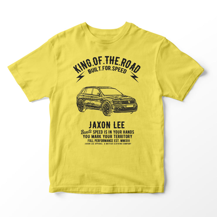 JL King Illustration for a Volkswagen Tiguan Motorcar fan T-shirt