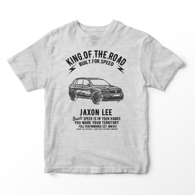 JL King Illustration for a Volkswagen Tiguan Motorcar fan T-shirt