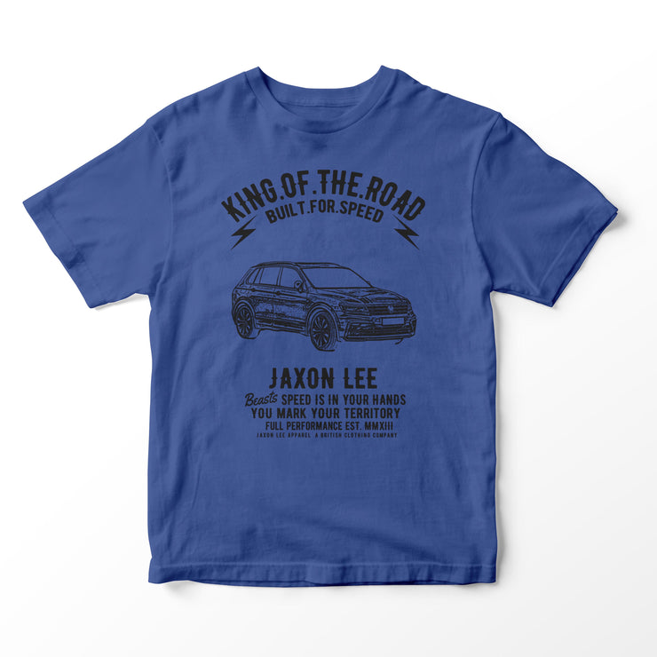 JL King Illustration for a Volkswagen Tiguan Motorcar fan T-shirt